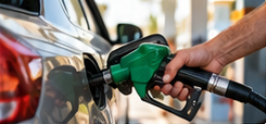 Rifornimento di carburante a un’automobile
