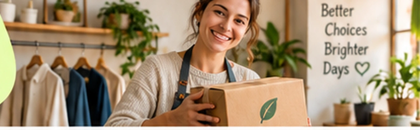 Person preparing an order in the store