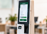 Chiosco self-service con schermo verticale
